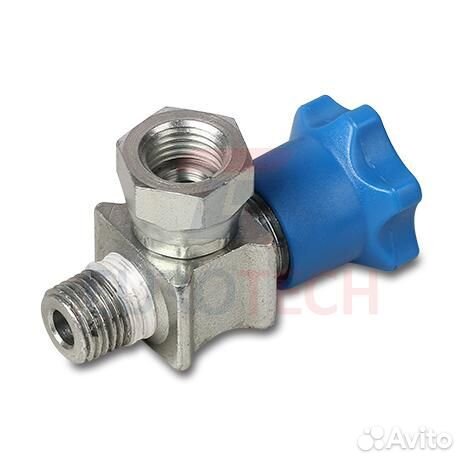 Вентиль под манометр 90 гр.1/4
