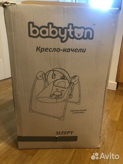 Электрокачели для новорожденных Babyton