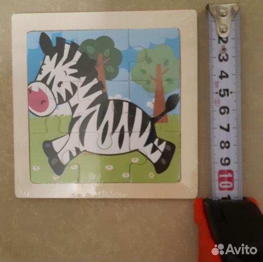 Деревянные пазлы в рамке