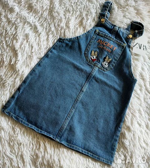 Джинсовые сарафаны zara