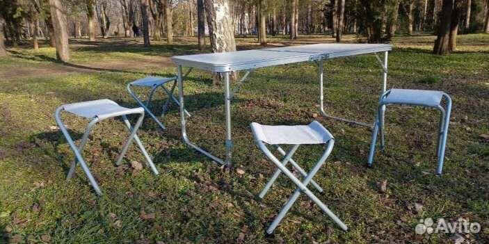 Стол складной со стульями туристический новый