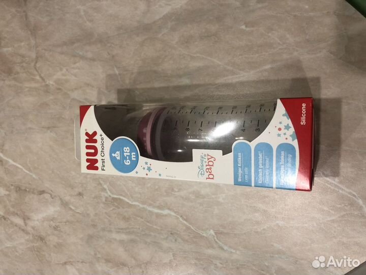 Бутылочка nuk новая