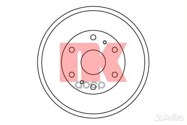 Барабан тормозной Hyundai Elantra Toyota Hi-Ac