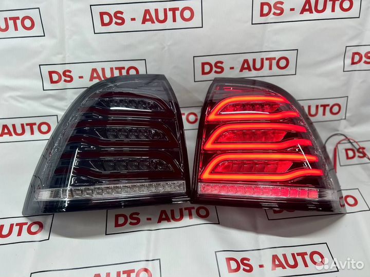 Фонари черные приора в стиле AMG