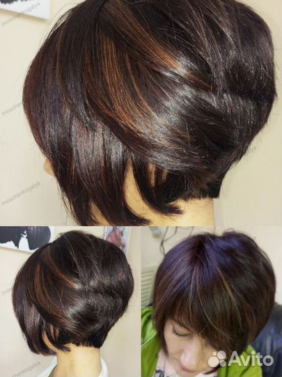 Парикмахерские услуги в салонеОкрашивание карвинг