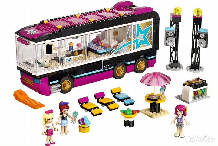 Lego френдс 41106 Гастрольный автобус поп-звезды