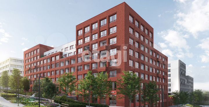 1-к. квартира, 42,1 м², 5/9 эт.