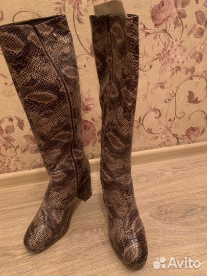 Сапоги женские натуральная кожа 40