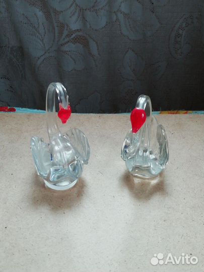 Лебеди хрустальные СССР