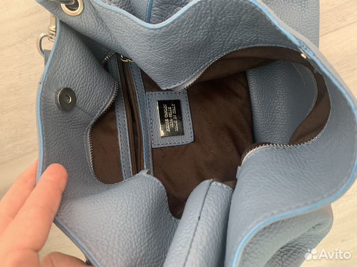 Сумка натуральная кожа Pierre Cardin