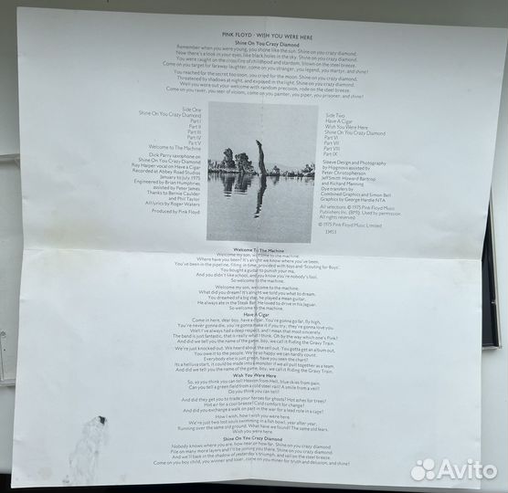 Pink floyd - wish you were here. CD