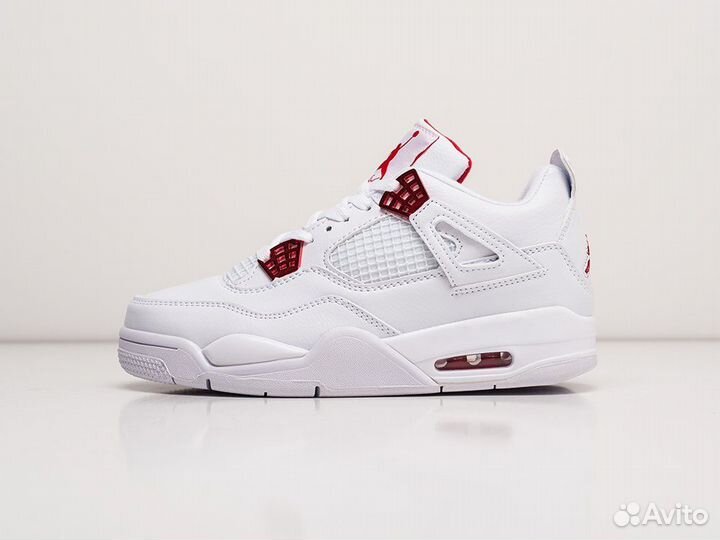 Кроссовки Air Jordan 4 Red Metallic (36-45)