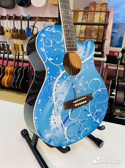 Гитара Elitaro с принтом