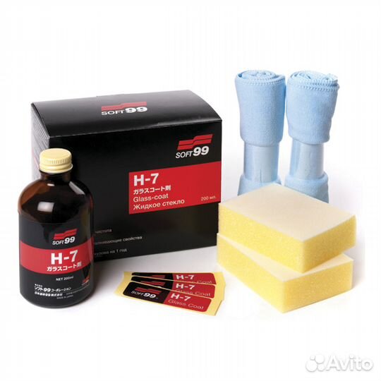 Жидкое стекло Soft99 H-7 Glass-coat (200 мл)