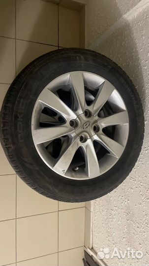 Оригинальные диски хендай солярис r15