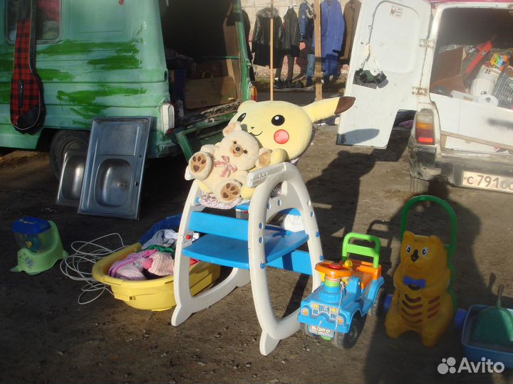 Детское кресло-стол.горшок.ванна.передвижной конт