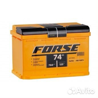 Аккумулятор 74Ah 760A forse