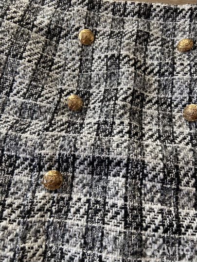 Юбка твидовая