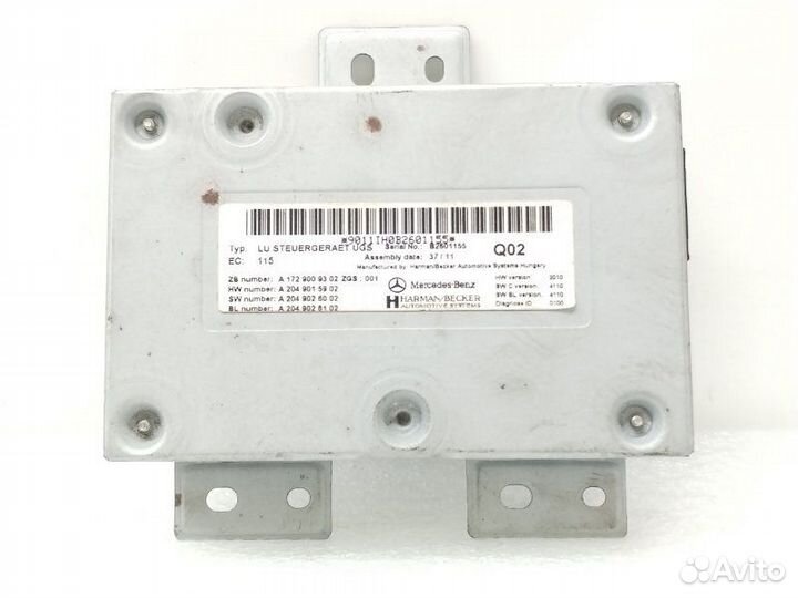 Блок управления мультимедиа Mercedes-Benz