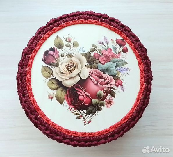 Интерьерная корзина-шкатулка