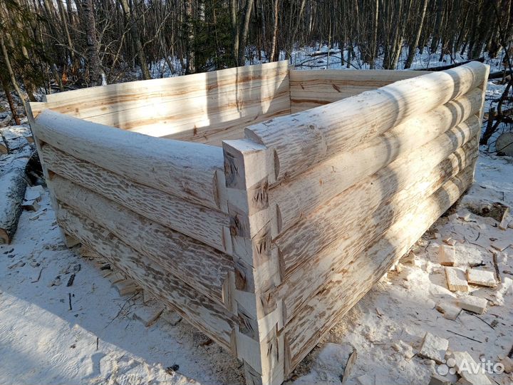 Сруб 3х4 осина