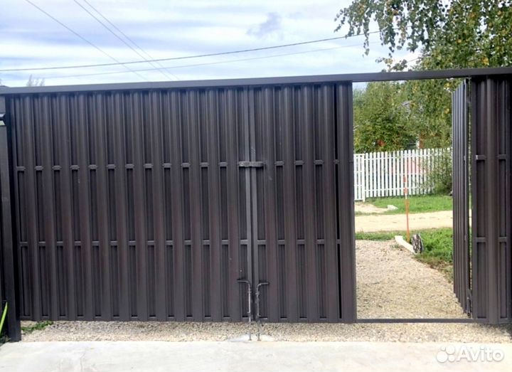 Забор из профнастила