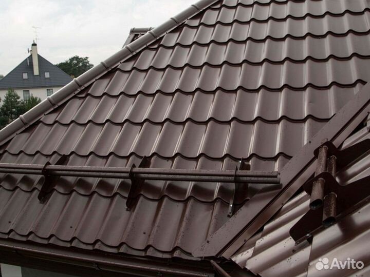 Матовая металлочерепица
