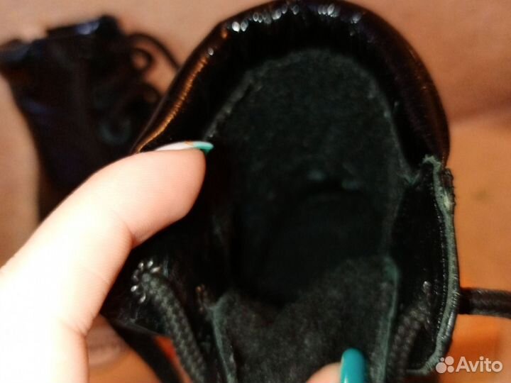 Демисезонные ботинки для мальчика размер 25