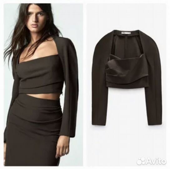 Топ нарядный zara