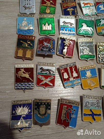 Значки СССР. Города