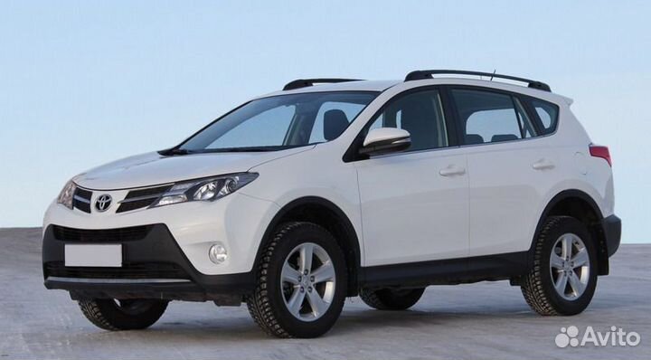 Рейлинги toyota RAV4 2013- черные