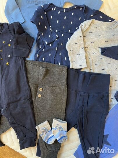 Пакет вещей для новорожденного 56-62 hm carters