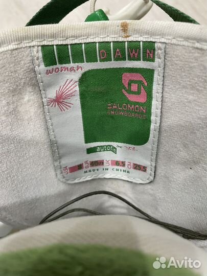 Сноубордические ботинки salomon