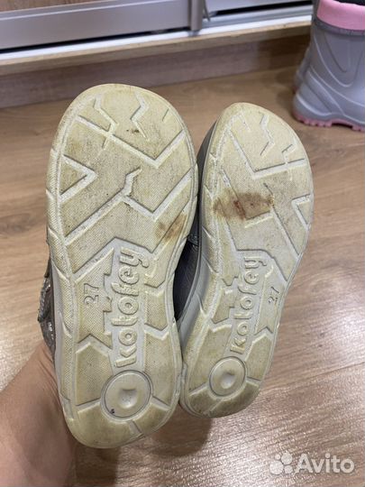 Ботинки котофей для девочки демисезонные