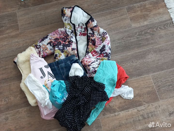 Вещи пакетом на девочку4-6