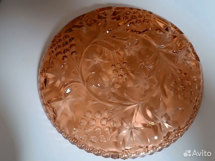 Блюдо большое СССР Виноградная лоза