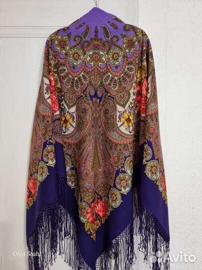 Василиса Павловопосадская шаль платок