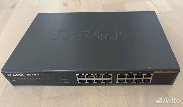 Коммутатор DLink DES 1016D