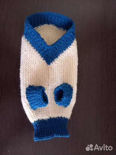 Шерстяной свитер для собак мелких пород