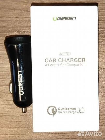 Автомобильное зарядное устройство Ugreen CD114