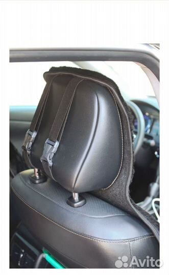 Меховые накидки на сиденья авто новые