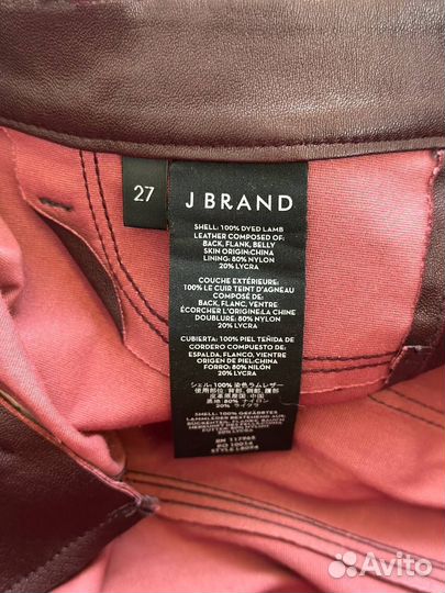 Кожаные брюки JBrand оригинал