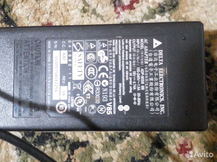 Зарядник для ноутбука 0225А2040