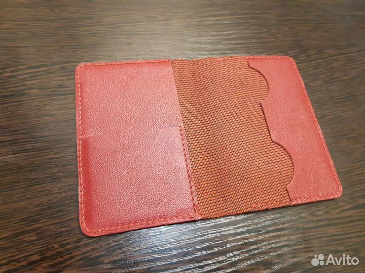 Обложка на паспорт натуральная кожа