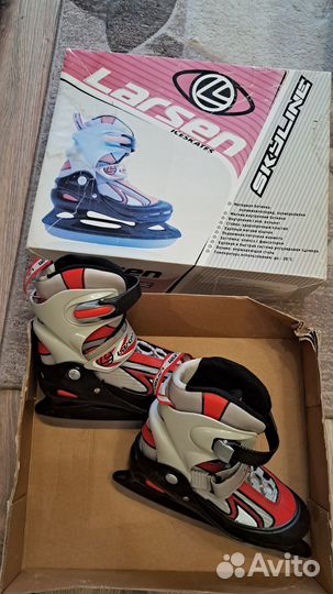 Коньки раздвижные, р-р 39-41