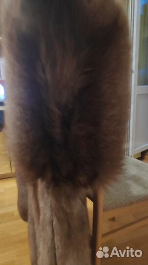 Шуба песец чернобурка