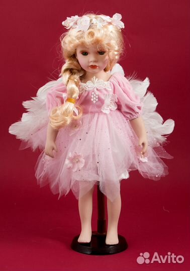 Кукла фарфоровая коллекционная Ангел