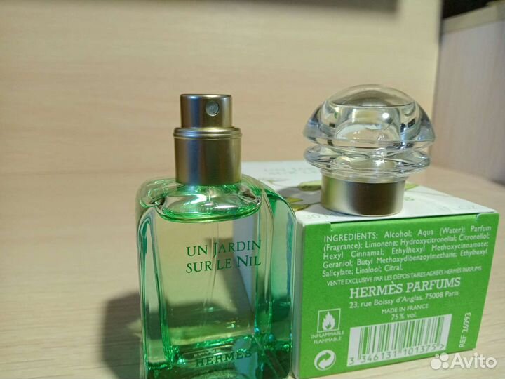 Эрмес сады Нила 30ml оригинал lot*HM04