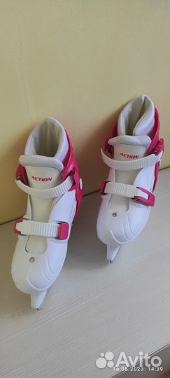 Коньки ледовые раздвижные