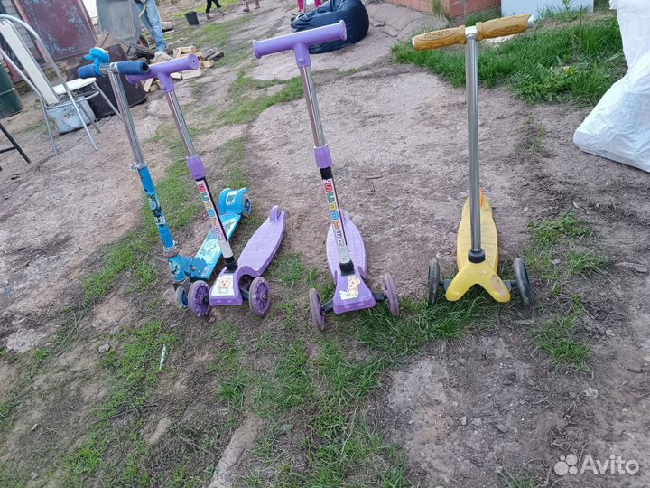 Самокат детский трехколесный